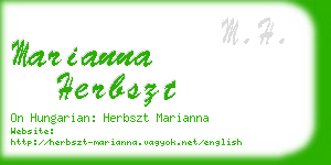 marianna herbszt business card